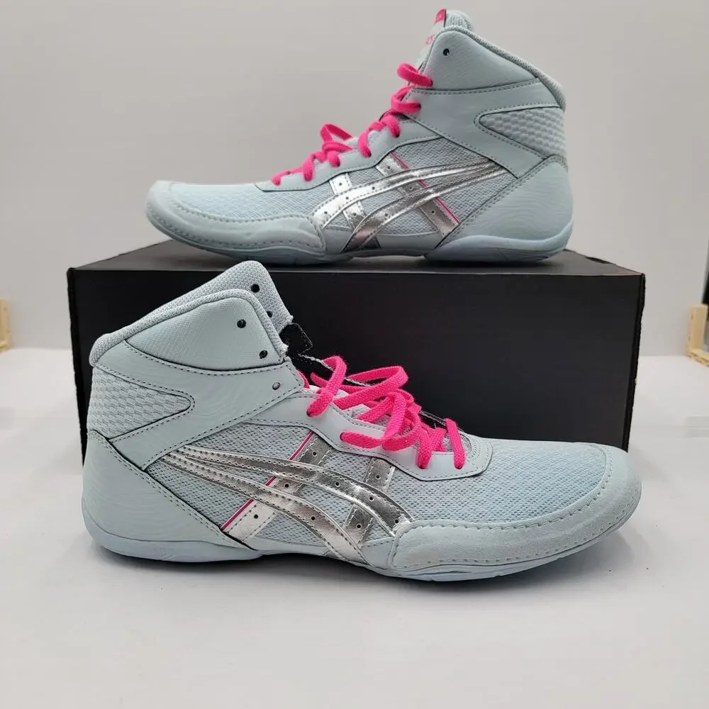 Asics | Shoes | Asics Matflex 7 Cool Grey Pink Wrestling Shoes